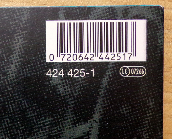 Nirvana - Nevermind | DGC (424 425-1) - 9