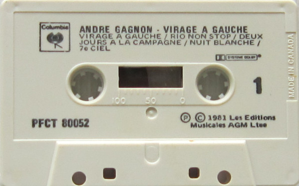 Andre Gagnon - Virage A Gauche | Columbia (PFCT 80052) - 3