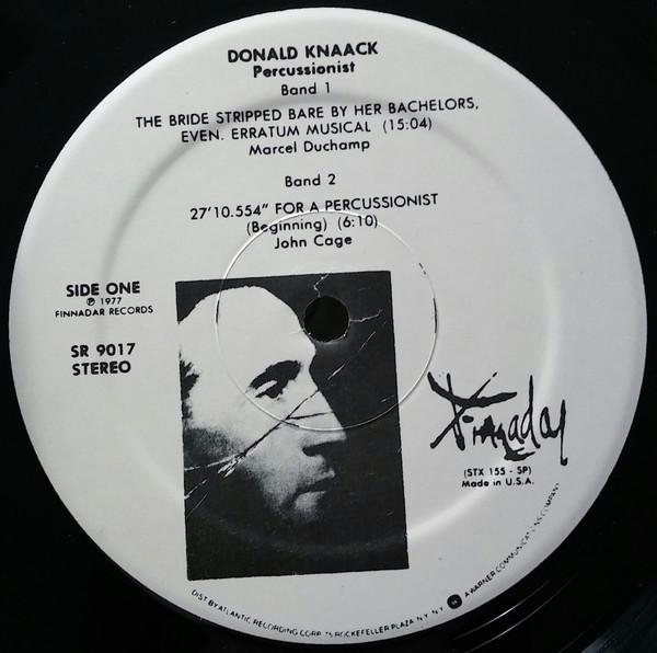 ladda ner album John Cage & Marcel Duchamp Donald Knaack - John Cage Marcel Duchamp