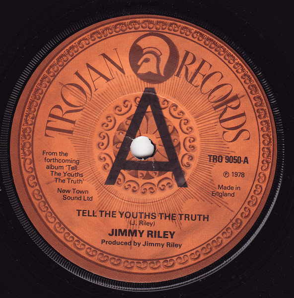 Jimmy Riley – Tell The Youths The Truth (1978, Vinyl) - Discogs