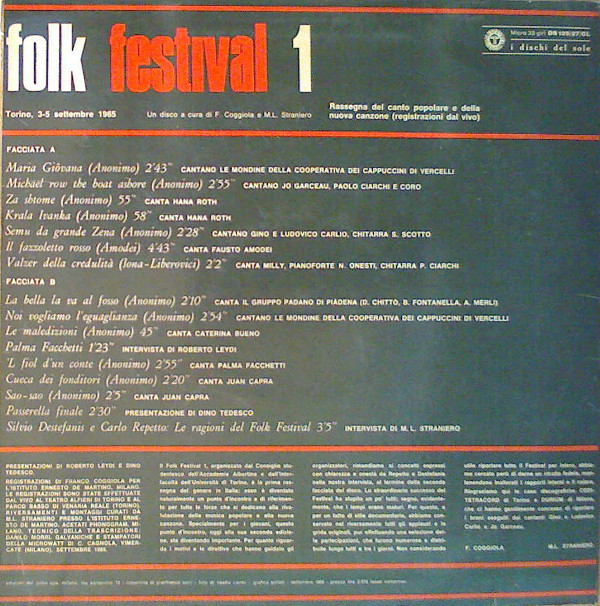 baixar álbum Various - Folk Festival 1