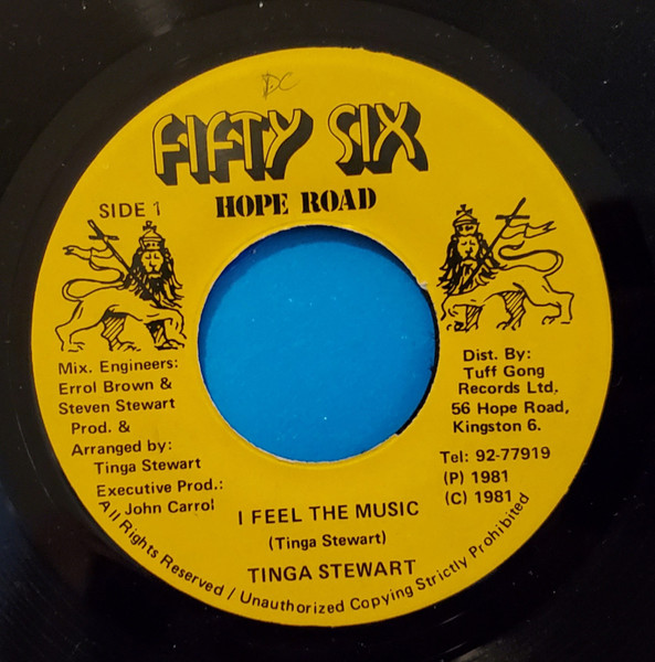 Tinga Stewart – I Feel The Music / Feel The Dub (1981, Vinyl 