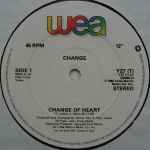 Cover of Change Of Heart, 1984, Vinyl