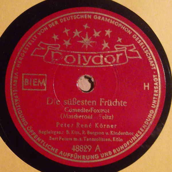 baixar álbum Peter René Körner - Die Süssesten Früchte Sonntags Um Zwei