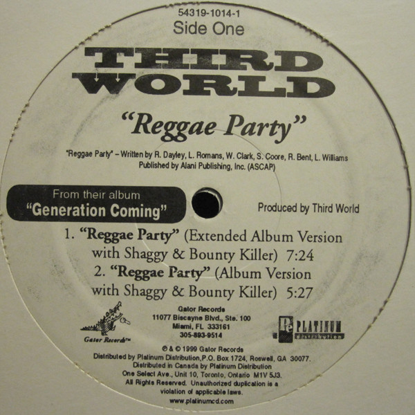 Third World – Reggae Party (1999, Vinyl) - Discogs