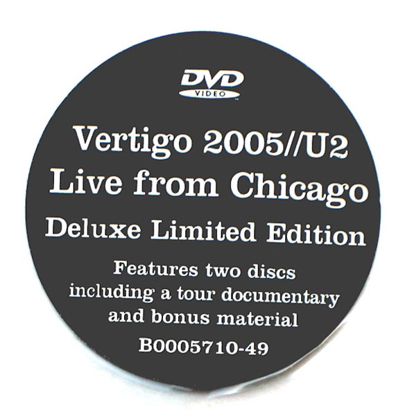 U2 – Vertigo 2005 // U2 Live From Chicago (2005, DVD) - Discogs