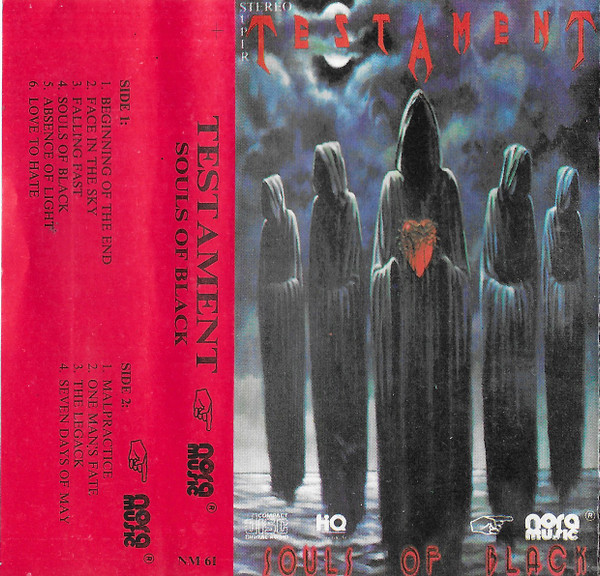 Testament – Souls Of Black (Cassette) - Discogs