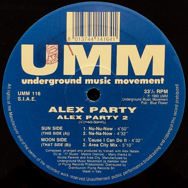 hvordan man bruger Transcend Korrupt Alex Party – Alex Party 2 (1993, Vinyl) - Discogs