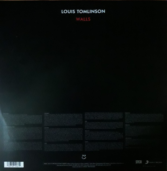 Gripsweat - Louis Tomlinson LP Europe Walls 2020 Red Vinyl Sealed