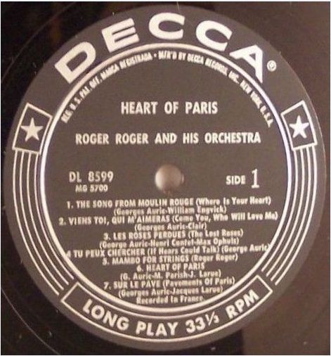 baixar álbum Roger Roger And His Orchestra - Heart Of Paris