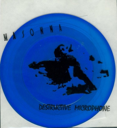 Masonna – Destructive Microphone (1995, Blue Transparent, Vinyl