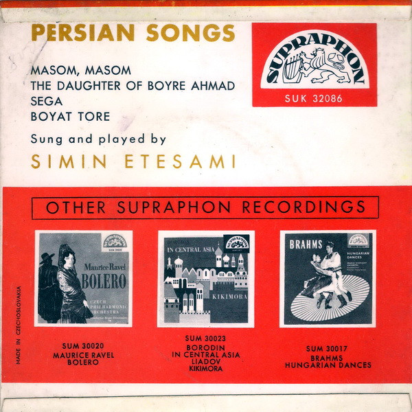 ladda ner album Simin Etesami - Persian Songs