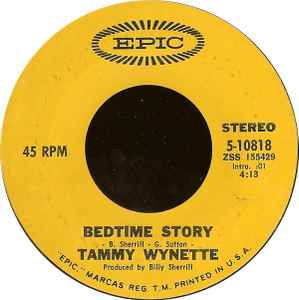 Tammy Wynette - Bedtime Story / Reach Out Your Hand album cover