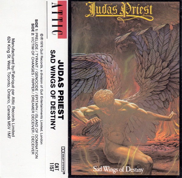 Judas Priest – Sad Wings Of Destiny (1976, Cassette) - Discogs