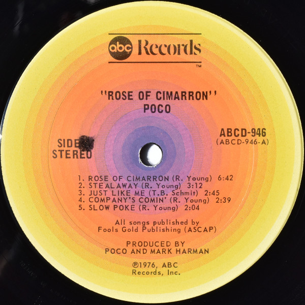 Poco - Rose Of Cimarron | ABC Records (ABCD-946) - 3