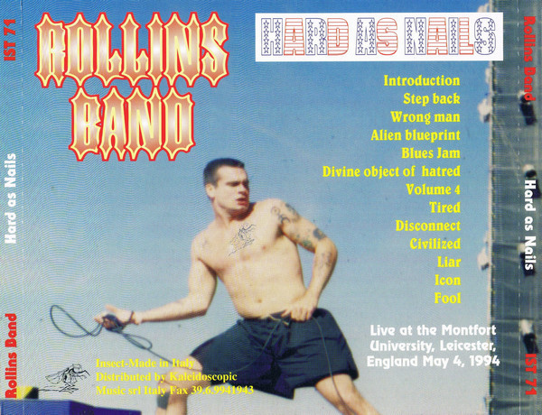 lataa albumi Rollins Band - Hard As Nails