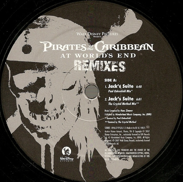 Hans Zimmer - Jack's Suite (Remixes) | Releases | Discogs