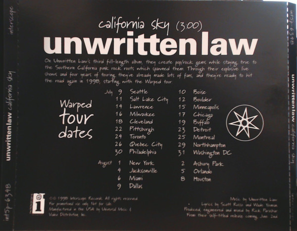ladda ner album Download Unwritten Law - California Sky album