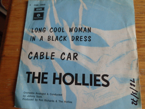 The Hollies – Long Cool Woman (In A Black Dress) (1972, Vinyl) - Discogs