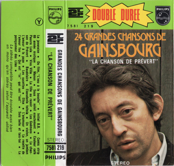 Serge Gainsbourg - La Chanson de PREVERT (LP)