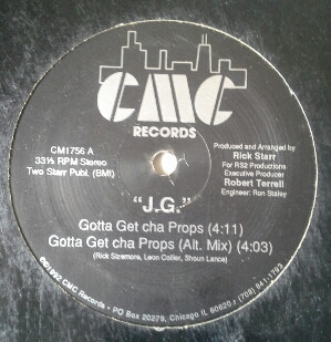 J.G. – Gotta Get Cha Props (1992, Vinyl) - Discogs