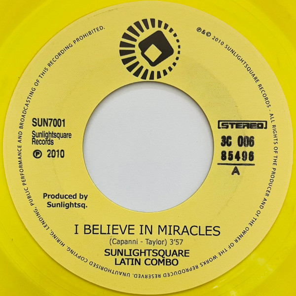 Sunlightsquare Latin Combo – I Believe In Miracles (2010, Vinyl 