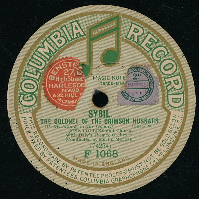 descargar álbum Jose Collins And Harry Welchman With Daly's Theatre Orchestra - The Colonel Of The Crimson Hussars Love May Be A Mystery