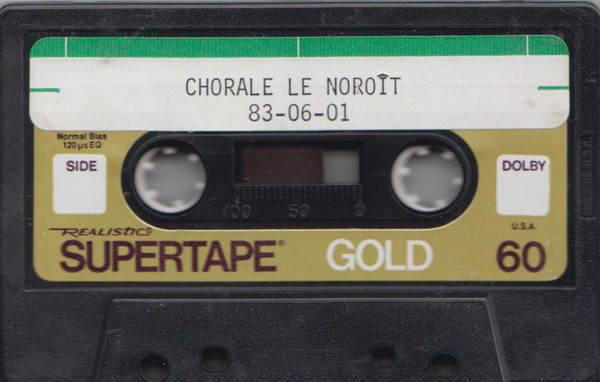 lataa albumi La Chorale Le Noroît - En Concert Hauterive 1er Juin 1983