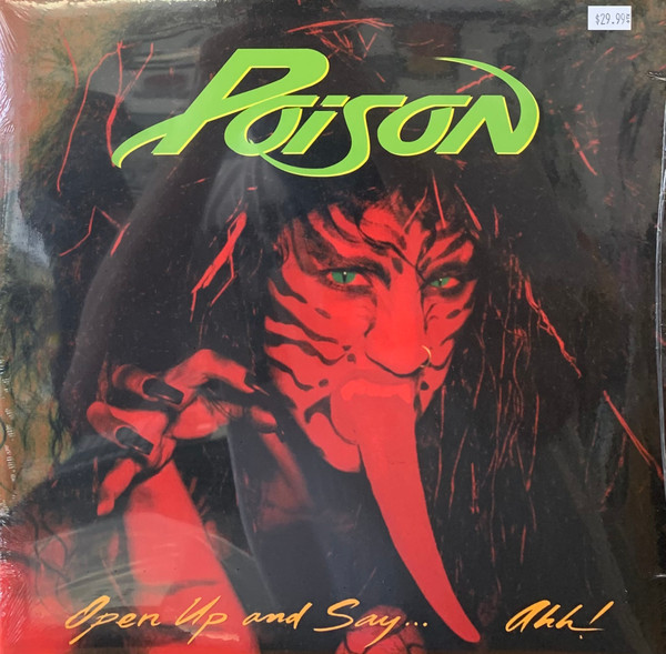Authentic POISON Open up and Say Ahh Pull à Capuche Sweat S M L X 2X 3X 