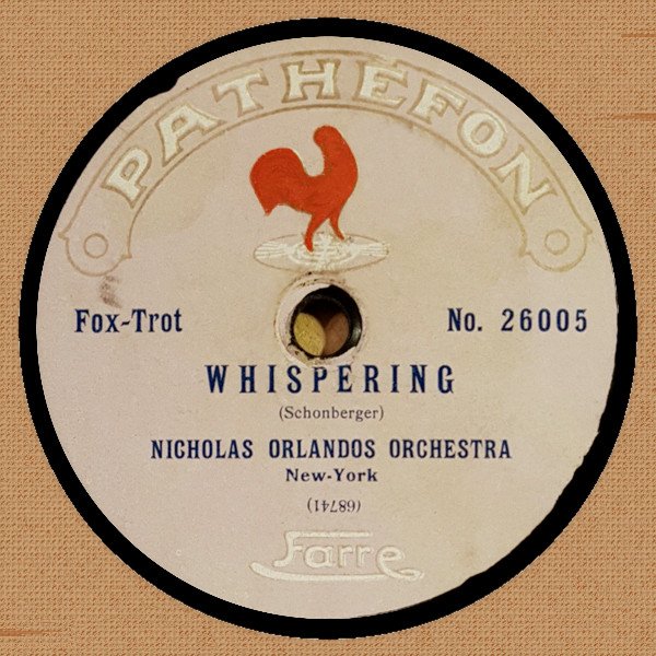 baixar álbum Joseph Samuels Dance Orchestra Nicholas Orlandos Orchestra - Peggy Whispering