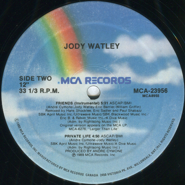 télécharger l'album Jody Watley With Eric B & Rakim - Friends