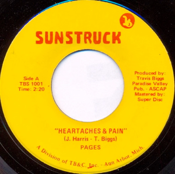 Pages – Heartaches & Pain (1979, Vinyl) - Discogs