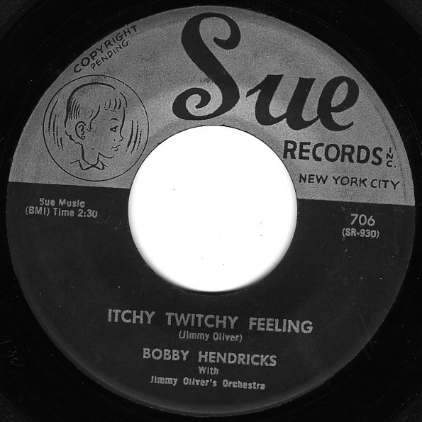 Bobby Hendricks With Jimmy Oliver's Orchestra – Itchy Twitchy