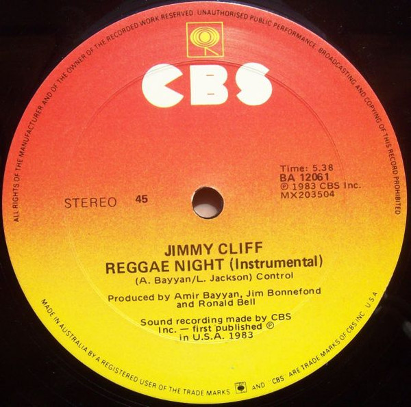 Album herunterladen Jimmy Cliff - Reggae Night