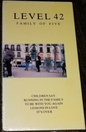 LEVEL 42（レベル４２）「FAMILY OF FIVE」1987年輸入盤VHS POLYGRAM