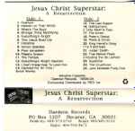 Cover of Jesus Christ Superstar: A Resurrection, 1994, Cassette