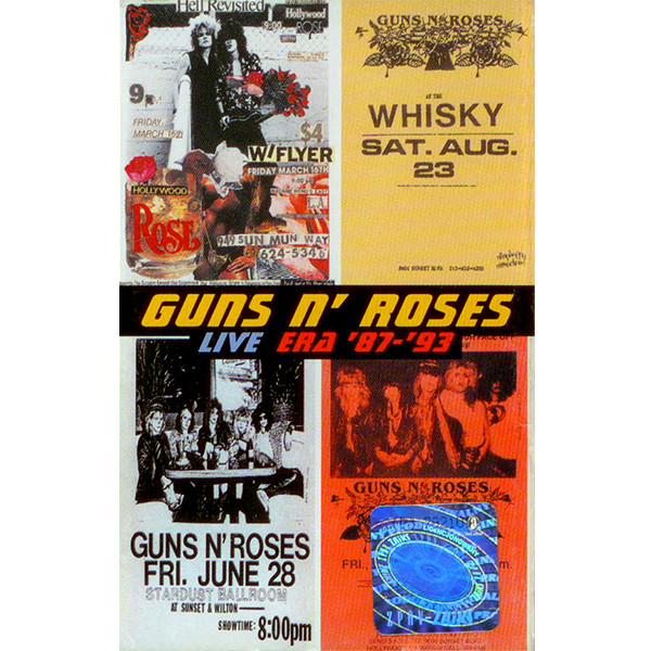 Guns N' Roses – Live Era '87-'93 (1999, Cassette) - Discogs