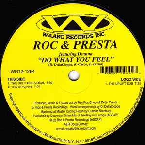 Roc & Presta - Do What You Feel album cover