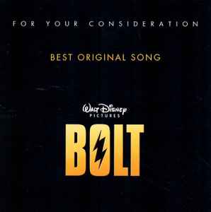 Miley Cyrus - For Your Consideration: Best Original Song Walt Disney Presents Bolt album cover