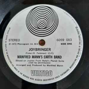 Manfred Mann's Earth Band - Joybringer album cover