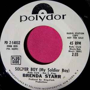 Little Brenda Starr - Soldier Boy (My Soldier Boy) / Satan, Let Me Sleep Tonight album cover