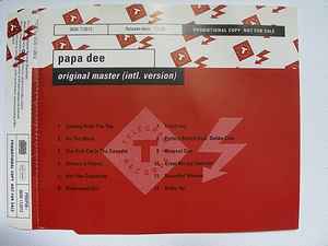 Papa Dee – Original Master (Intl.Version) (1995, Promo, CD) - Discogs