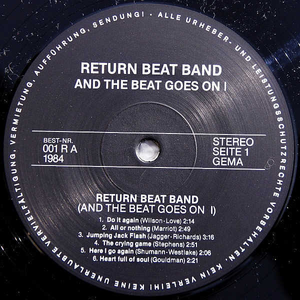 descargar álbum Return Beat Band - And The Beat Goes On I