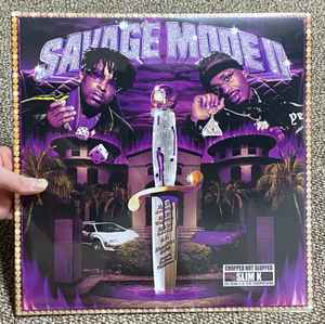 21 Savage & Metro Boomin, OG Ron C, Slim K, The Chopstars – Savage Mode II  (Chopped Not Slopped Purple Version) (2020, Purple Stardust (Opaque), Vinyl)  - Discogs