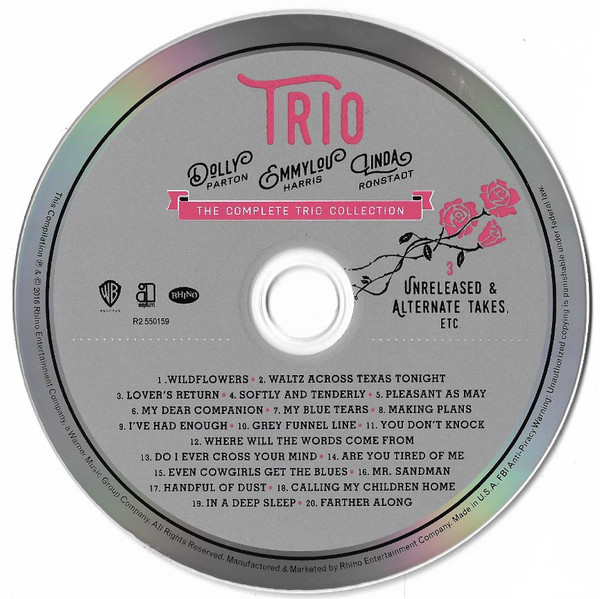 Album herunterladen Dolly Parton, Linda Ronstadt & Emmylou Harris - The Complete Trio Collection