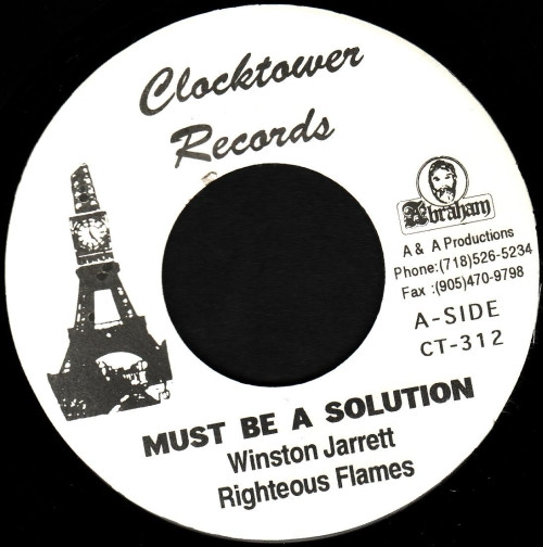 Winston Jarrett & Righteous Flames – Must Be A Solution