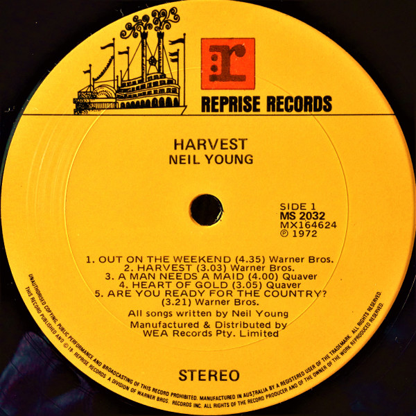 Neil Young - Harvest | Reprise Records (MS 2032) - 4