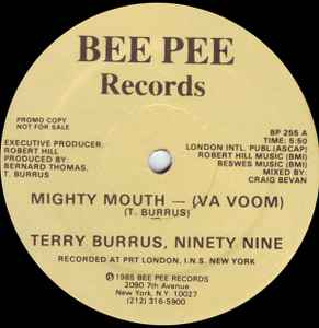 Terry Burrus - Mighty Mouth - (Va Voom) album cover