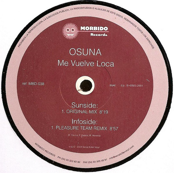 last ned album Osuna - Me Vuelve Loca