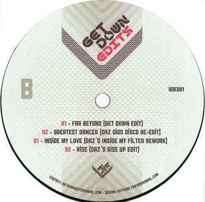 Get Down Edits Vol. 3 (2012, Vinyl) - Discogs